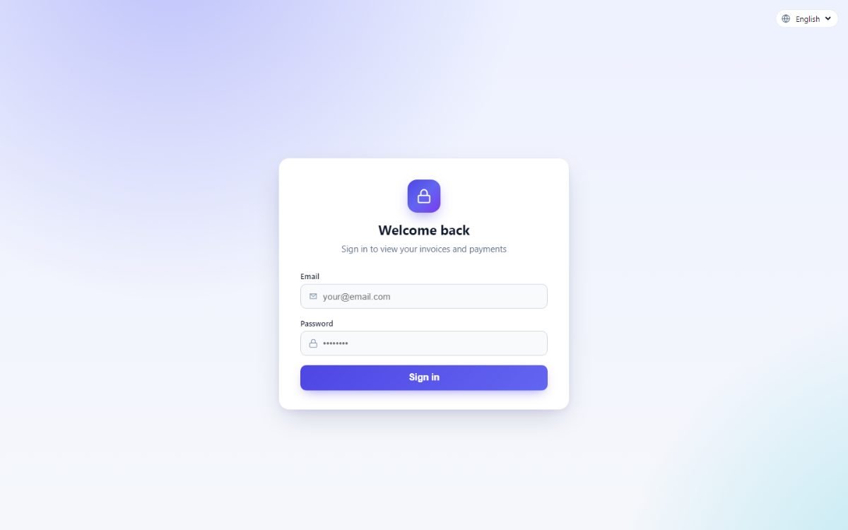 Portal login