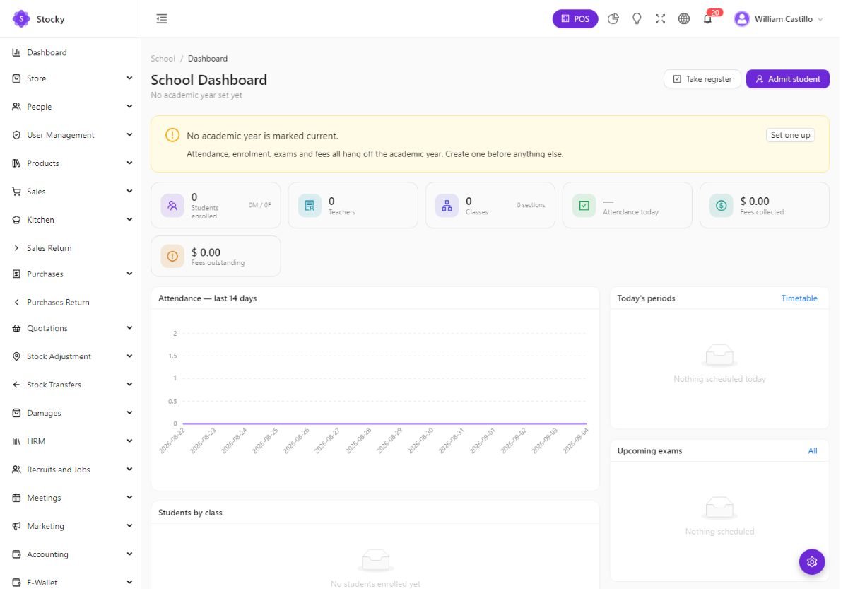 School dashboard