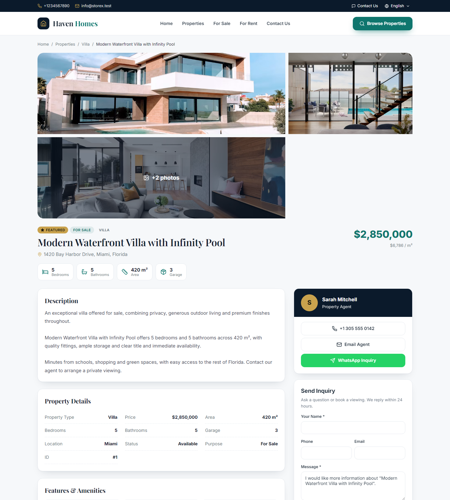Property page